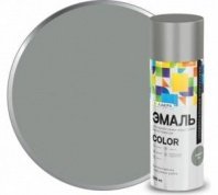 Эмаль серая глянцевая 520мл акриловая, Лакра Color