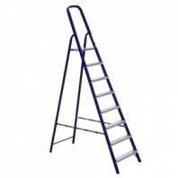 Лестница стремянка 8 ст, стальная (сталь+алюм. ступени) Алюмет