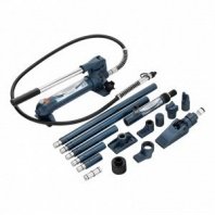 Растяжка гидравлическая, 4 т, набор из 17 предметов, 7 сменных насадок, в пласт. кейсе// Stels