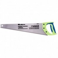 Ножовка по дереву 450мм, средний зуб, 7-8 TPI, зуб 3D, каленый зуб, 2-х компонентная рукоятка Сибртех