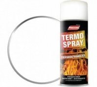 Эмаль термостойкая белая аэрозольная PARADE TERMO SPRAY