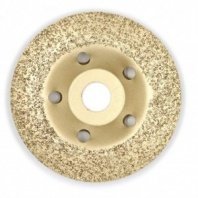 Круг шлиф. чашечный по дереву карбид вольфрама, выгнутый, 24 зерно FEPA, 125х22,2мм РемоКолор profes