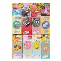 Ароматизатор бумажный "Модные смайлы", дисплей 80 штук, цена за 1шт NEW GALAXY