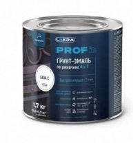 Грунт-эмаль база С 1,7кг, 4 в 1, по ржавч, быстросохнущ, Лакра PROF IT