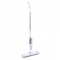 Швабра с распылителем и насадкой из микрофибры, ручка 118 см нерж. сталь 41x13см VETTA