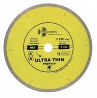 Алмазный диск сплошной 250x25,4/22мм, тонкий hot press Trio Diamond