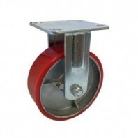 Колесо неповоротное 100мм большегрузное с полиуретановым покрытием (FCР 46)