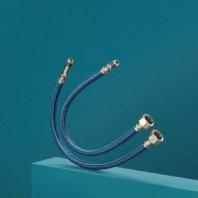 Подводка для смесителя 0,4м 1/2", М10, пара, нейлон, РМС