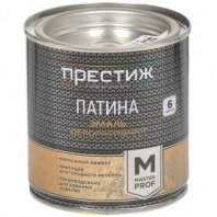 Эмаль декоративная 0,2кг, Патина, серебро, универс, Престиж