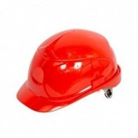 Каска защитная (оранжевая), храповый механизм регулировки