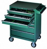 Тележка для инструмента 7 секций 460х670х943мм с инструментом в ложементах, 146 предметов Jonnesway C-7DW146