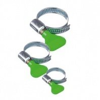 Хомут-бабочка 16-27мм, металлический