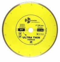 Алмазный диск сплошной 350x32/25,4х2,2мм, тонкий, высота алмаз. слоя 9мм, hot press Trio Diamond