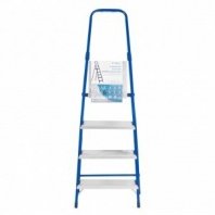 Лестница стремянка 4 ст, стальная (сталь+алюм.ступени) РемоКолор