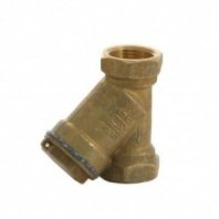 Фильтр косой для воды, 3/4", Г-Г, латунь, внутр рез, БАЗ