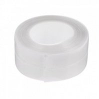 Лента бордюрная 38ммх320см, самоклеящаяся, акриловая, прозрачный