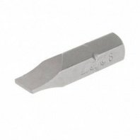 Бита SL8, 30мм, 1шт, 5/16"DR шлиц 1,2, S2 JTC