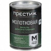 Эмаль молотковая коричневая 0,8кг алкид, Престиж