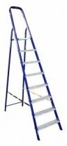 Лестница стремянка 8 ст, стальная (сталь+алюм.ступени) М8408 Энкор