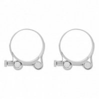 Хомут шарнирный силовой 40-43 мм, ширина 20 мм, 2шт, металл., W1// Сибртех