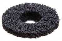 Круг зачист. полимер. (коралловый) 125х22,2мм фиолетовый на пылевыводящей основе "РОСОМАХА"