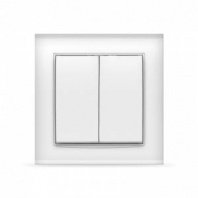 Выключатель 2 кл. С/У, белый, Бриллиант Universal