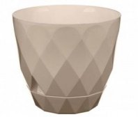 Горшок д/цветов Laurel D175мм 2,3л с поддоном бежевый*18 9619
