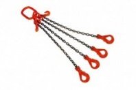 Строп цепной TOR 4СЦ г/п 17,0 т 6,0 м с укорачивающими и самозакрывающимися крюками, шт