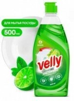 Средство для мытья посуды 500мл, лайм и мята Velly Premium GraSS 125423