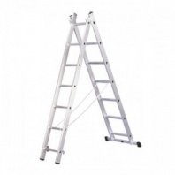 Лестница раздвижная алюм. (2х6) 1,75/2,61м ЭНКОР