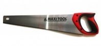 Ножовка по дереву 400мм, средний зуб, 7 TPI, зуб 3,5мм, средний зуб, 3D, двухкомп. рукоятка, MaxiTool