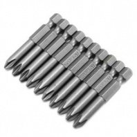 Бита PH2, 50мм, 10шт, Cr-V, Политех (цена за 1 биту)