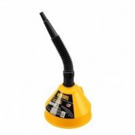 Воронка 160мм пластиковая с металлическим ситом и гибким наконечником// Denzel