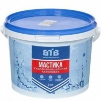 Мастика 3кг полимерная, акрил, гидроизоляционная ВТВ