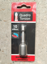 Ключ-насадка магнитная (кровельная бита) 10х48мм 1 шт/карта "Quadro Torsion" И