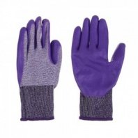 Перчатки с латексным полуобливом р.9, 24см, спандекс, 55г INBLOOM