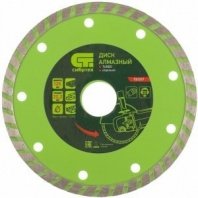 Алмазный диск турбо 125х22,2мм, сухой рез, Сибртех