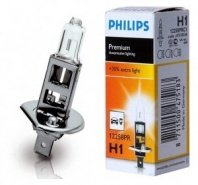 Лампа H1 12V  55W PHILIPS PREMIUM +30%  10/100_