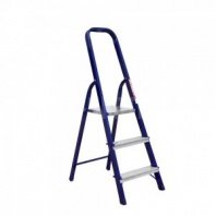 Лестница стремянка 3 ст, стальная (сталь+алюм. ступени) Алюмет
