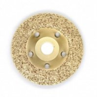 Круг шлиф. чашечный по дереву карбид вольфрама, прямой, 24 зерно FEPA, 125х22,2мм РемоКолор professi