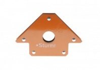 Угольник магнитный 3 угла, до 25кг, угол 45, 90, 135 для сварки Sturm!