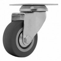 Колесо поворотное 50мм, крепление платформенное (Сибртех)