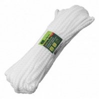 Шнур 6мм (20м) полипропиленовый с серд. белый Сибртех