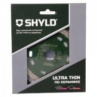 Алмазный диск сплошной 115х22,23мм, супертонкий, по керамограниту/плитке, SHYLD 30290