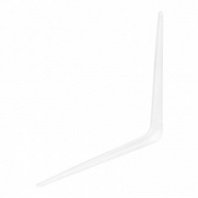 Кронштейн угловой с ребром 400х450мм, белый// Сибртех