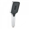 RAIN Лейка для душа массажная, 3 режима, 100мм, хром/черный