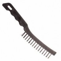 Щетка ручная 3-рядная, пласт. ручка, толщина проволоки 0,33мм, 260мм РемоКолор