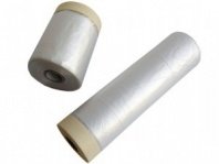 Пленка защитная 2,1х15м, толщина 10мкм, полиэтиленовая с клеевой кромкой