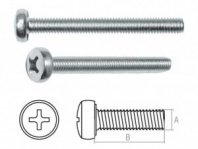 Винт DIN7985 4х60 ОЦ. полусф. головка, (250 шт в карт. уп.) STARFIX
