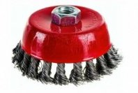 Щетка чашка УШМ 75мм крученая М14, усиленная жесткая Strong